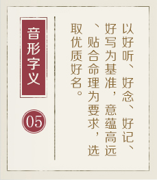 上海起名字哪家好-起名流程五